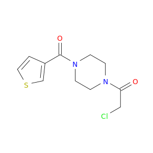 2-氯-1-[4-(噻吩-3-羰基)-哌嗪-1-基]-乙酮