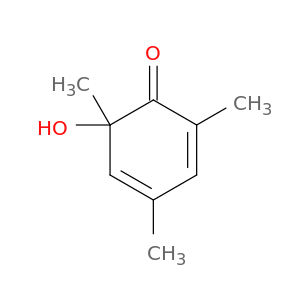2,4-Cyclohexadien-1-one, 6-hydroxy-2,4,6-trimethyl-