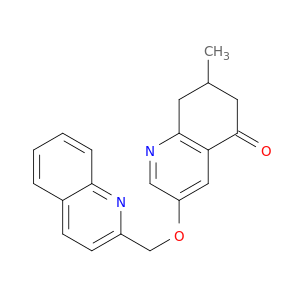 5(6H)-Quinolinone, 7,8-dihydro-7-methyl-3-(2-quinolinylmethoxy)-