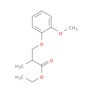 Propanoic acid, 3-(2-methoxyphenoxy)-2-methyl-, ethyl ester