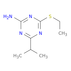 1,3,5-Triazin-2-amine,4-(ethylthio)-6-(1-methylethyl)-