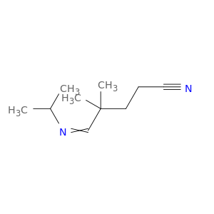 Pentanenitrile, 4,4-dimethyl-5-[(1-methylethyl)imino]-