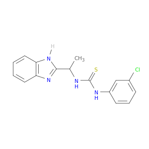Thiourea, N-[1-(1H-benzimidazol-2-yl)ethyl]-N'-(3-chlorophenyl)-