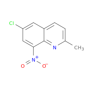Quinoline, 6-chloro-2-methyl-8-nitro-