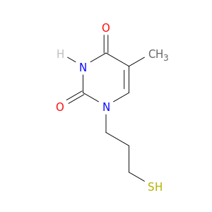 2,4(1H,3H)-Pyrimidinedione, 1-(3-mercaptopropyl)-5-methyl-