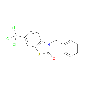 2(3H)-Benzothiazolone, 3-(phenylmethyl)-6-(trichloromethyl)-