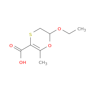 1,4-Oxathiin-3-carboxylicacid, 6-ethoxy-5,6-dihydro-2-methyl-