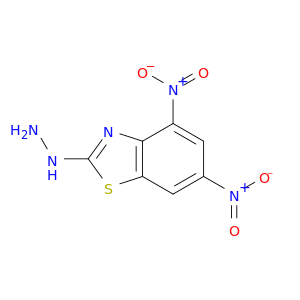 2(3H)-Benzothiazolone, 4,6-dinitro-, hydrazone