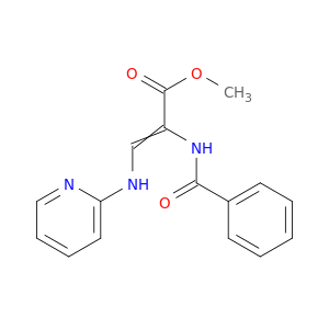 2-Propenoic acid, 2-(benzoylamino)-3-(2-pyridinylamino)-, methyl ester