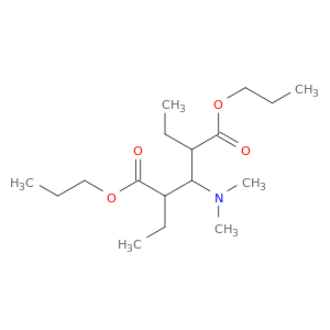 Pentanedioic acid, 3-(dimethylamino)-2,4-diethyl-, dipropyl ester