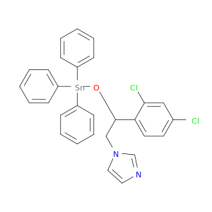 1H-Imidazole, 1-[2-(2,4-dichlorophenyl)-2-[(triphenylstannyl)oxy]ethyl]-