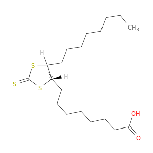 1,3-Dithiolane-4-octanoic acid, 5-octyl-2-thioxo-, trans-