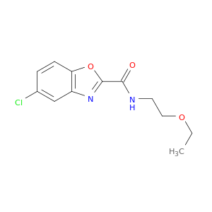 2-Benzoxazolecarboxamide, 5-chloro-N-(2-ethoxyethyl)-