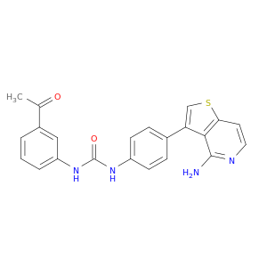 Urea, N-(3-acetylphenyl)-N'-[4-(4-aminothieno[3,2-c]pyridin-3-yl)phenyl]-