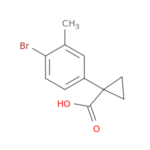1-（4-溴-3-甲基苯基）环丙烷-1-羧酸