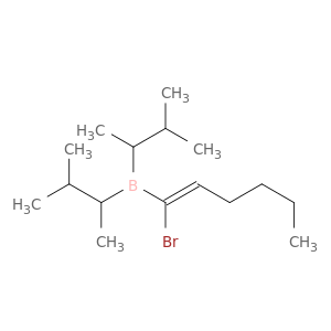 Borane, [(1Z)-1-bromo-1-hexenyl]bis(1,2-dimethylpropyl)-