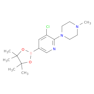 3-Chloro-2-(4-methylpiperazino)pyridine-5-boronic acid, pinacol ester