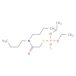 Phosphorodithioic acid,S-[2-(dibutylamino)-2-oxoethyl] O,O-diethyl ester