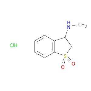 3-(methylamino)-2,3-dihydro-1lambda6-benzothiophene-1,1-dione hydrochloride