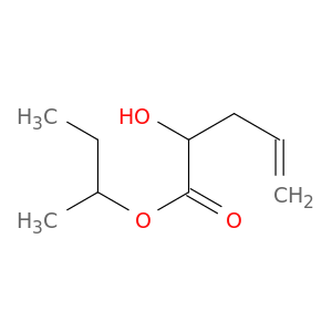 4-Pentenoic acid, 2-hydroxy-, 1-methylpropyl ester