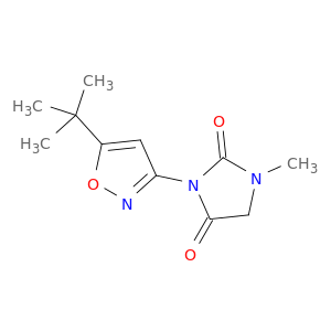2,4-Imidazolidinedione, 3-[5-(1,1-dimethylethyl)-3-isoxazolyl]-1-methyl-