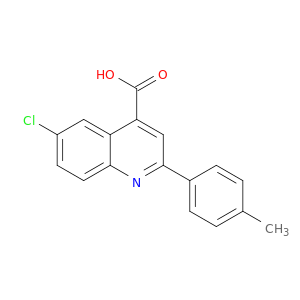 6-氯-2-(4-甲基苯基)-喹啉-4-羧酸