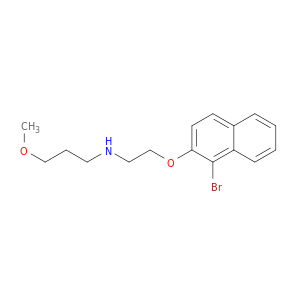 N-{2-[(1-BROMO-2-NAPHTHYL)OXY]ETHYL}-3-METHOXYPROPAN-1-AMINE