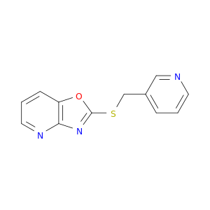 Oxazolo[4,5-b]pyridine, 2-[(3-pyridinylmethyl)thio]-