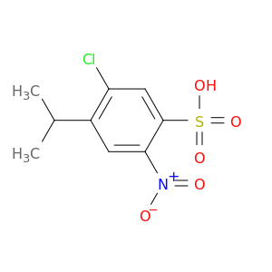 Benzenesulfonic acid, 5-chloro-4-(1-methylethyl)-2-nitro-