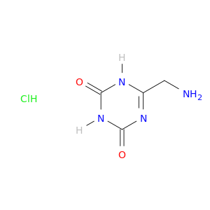 6-(aminomethyl)-1,2,3,4-tetrahydro-1,3,5-triazine-2,4-dione hydrochloride