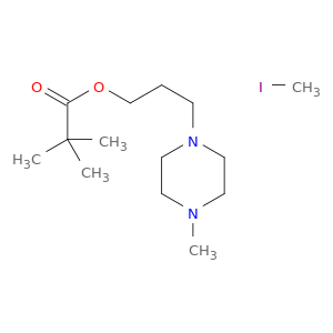 3-(4-methylpiperazin-1-yl)propyl 2,2-dimethylpropanoate- iodomethane(1:1)