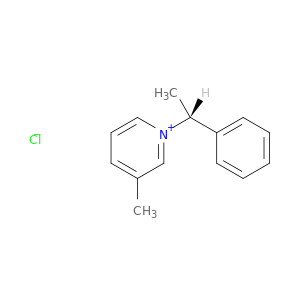 Pyridinium, 3-methyl-1-[(1R)-1-phenylethyl]-, chloride
