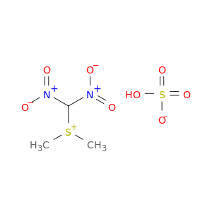 Sulfonium, (dinitromethyl)dimethyl-, sulfate (1:1)