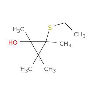 Cyclopropanol, 2-(ethylthio)-1,2,3,3-tetramethyl-
