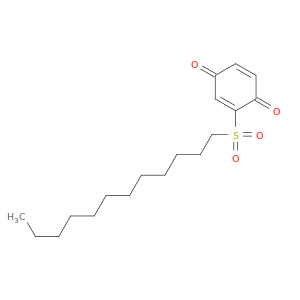 2,5-Cyclohexadiene-1,4-dione, 2-(dodecylsulfonyl)-