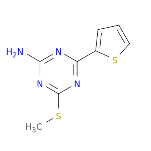 4-甲基硫代-6-(2-噻吩基)-1,3,5-三嗪-2-胺