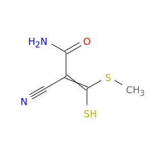 2-Propenamide, 2-cyano-3-mercapto-3-(methylthio)-