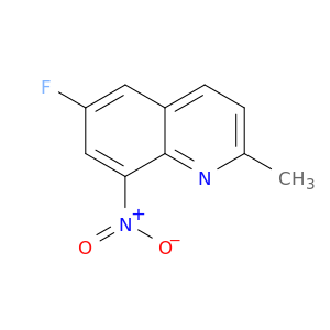 Quinoline, 6-fluoro-2-methyl-8-nitro-