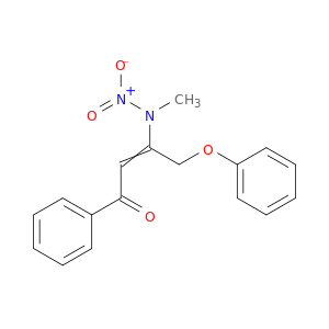 2-Buten-1-one, 3-(methylnitroamino)-4-phenoxy-1-phenyl-