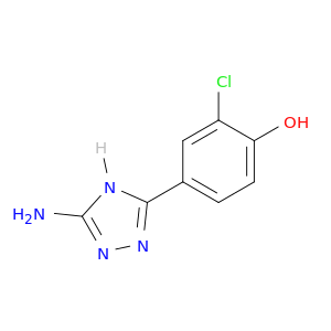 4-(5-Amino-4H-1,2,4-triazol-3-yl)-2-chlorophenol