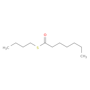 Heptanethioic acid, S-butyl ester