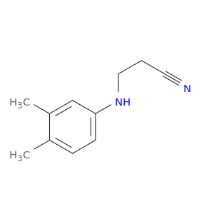 3-((3,4-Dimethylphenyl)amino)propanenitrile
