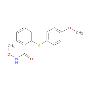 Benzamide, N-methoxy-2-[(4-methoxyphenyl)thio]-