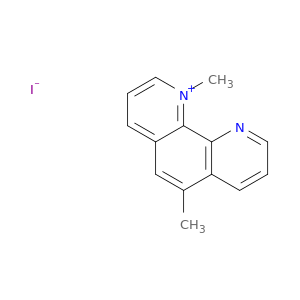 1,10-phenanthrolinium, 1,6-dimethyl-, iodide