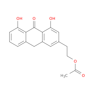 9(10H)-Anthracenone, 3-[2-(acetyloxy)ethyl]-1,8-dihydroxy-