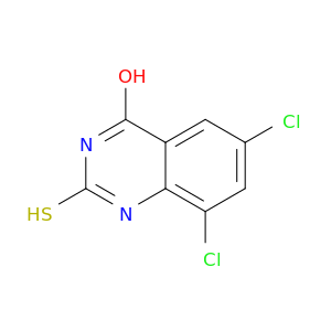 2-MERCAPTO-4-HYDROXY-6,8-DICHLOROQUINAZOLINE