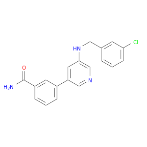 Benzamide, 3-[5-[[(3-chlorophenyl)methyl]amino]-3-pyridinyl]-
