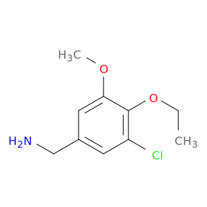 (3-chloro-4-ethoxy-5-methoxyphenyl)methanamine