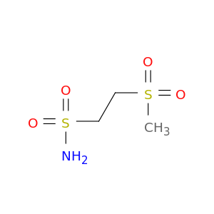 2-methanesulfonylethane-1-sulfonamide