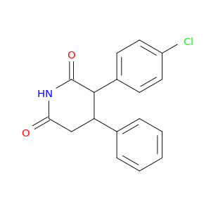 2,6-Piperidinedione, 3-(4-chlorophenyl)-4-phenyl-